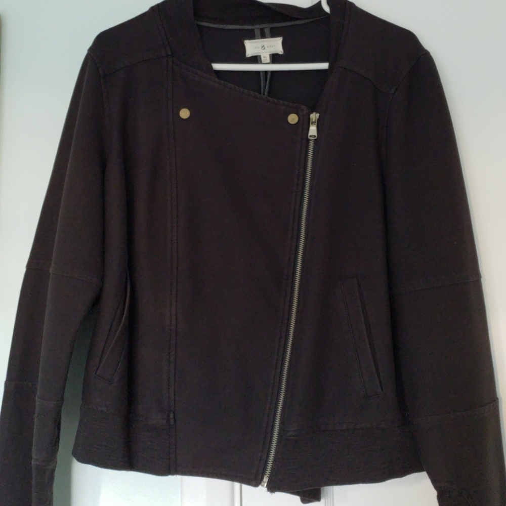 Knit Moto/Bomber Jacket